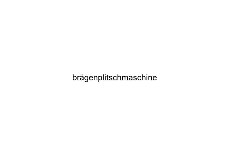 brgenplitschmaschine