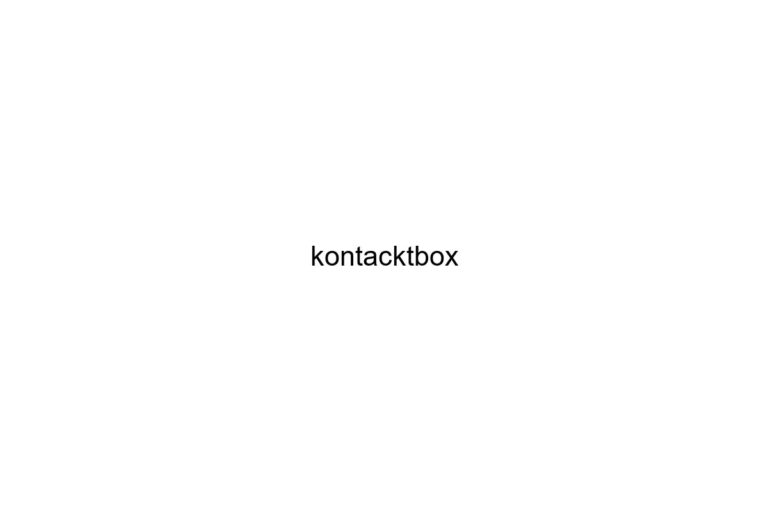 kontacktbox