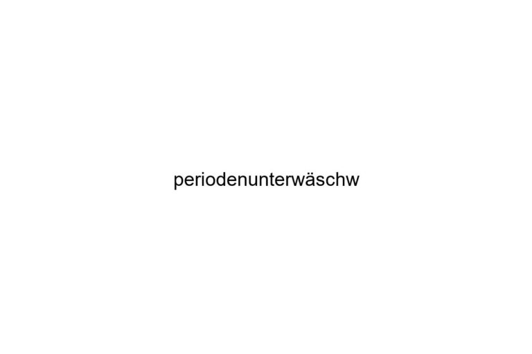 periodenunterwschw