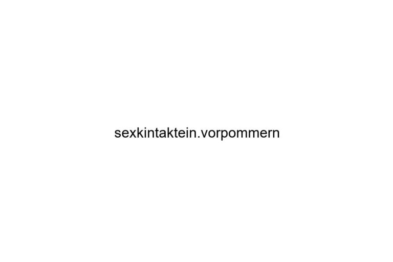 sexkintaktein vorpommern