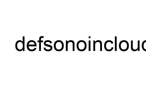 defsonoincloud