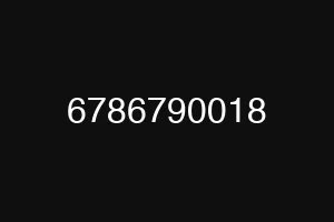6786790018