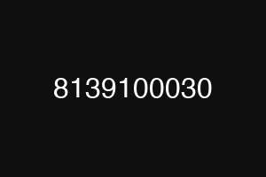 8139100030