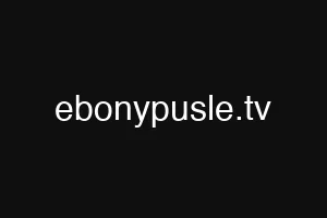 ebonypusle.tv