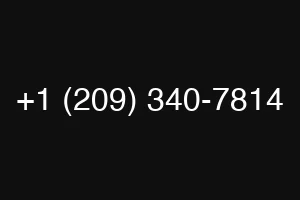 +1 (209) 340-7814