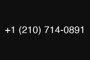 +1 (210) 714-0891