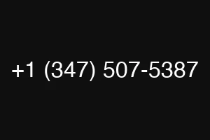 +1 (347) 507-5387