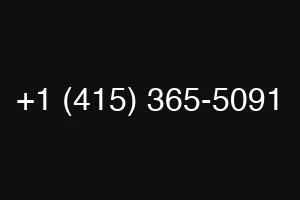 +1 (415) 365-5091