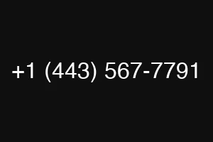 +1 (443) 567-7791