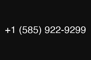 +1 (585) 922-9299