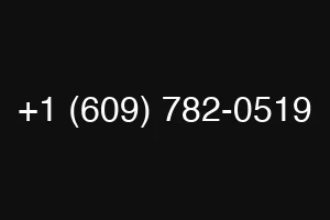 +1 (609) 782-0519