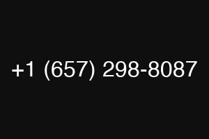 +1 (657) 298-8087
